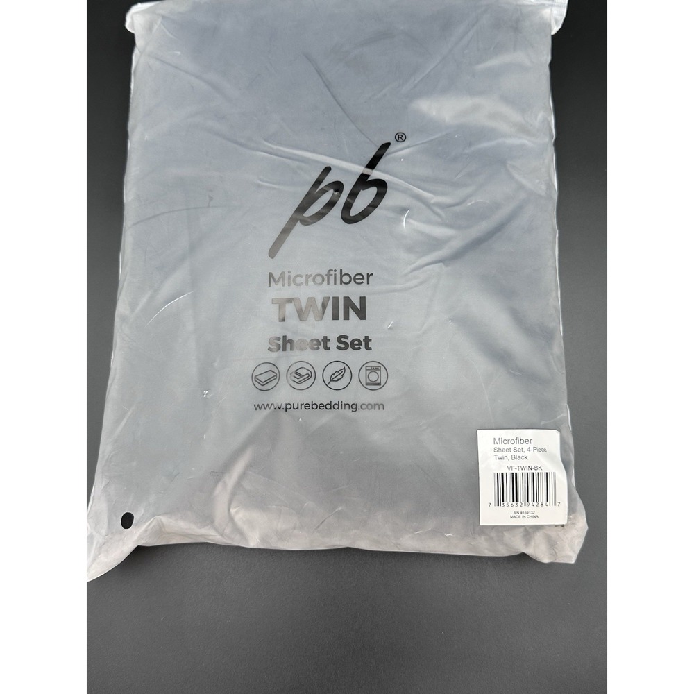 Pure Bedding Microfiber Twin Sheet Set